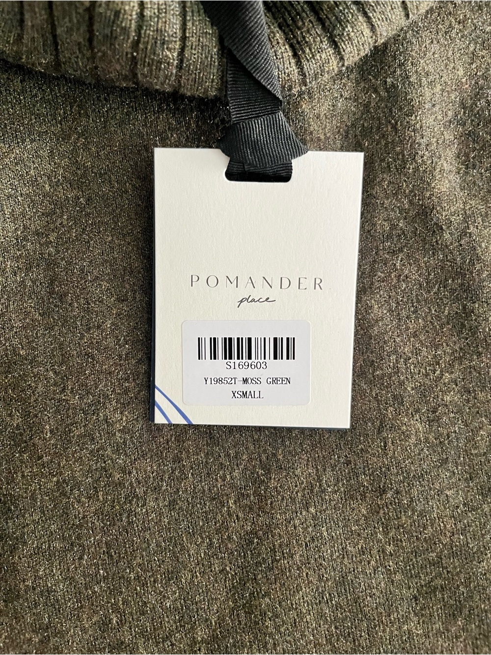 NWT POMANDER PLACE Women’s Vivianne Dress Green Shimmer - Size XS - Picture 3 of 7